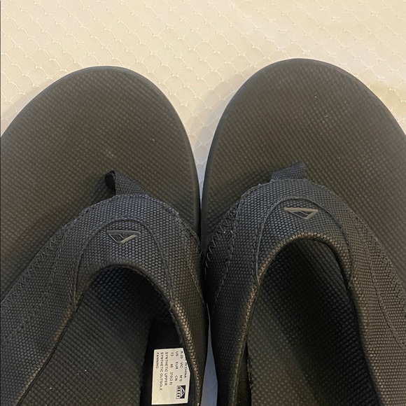 Reef Black Men\'s Cushioned Flip Flop Thong Sandals Bottle Opener size 13